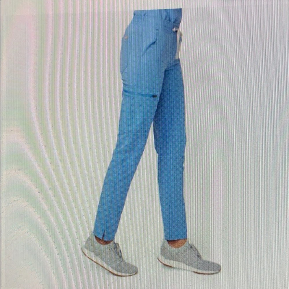 FIGS Ciel Blue Yola Scrub Pants - SMALL